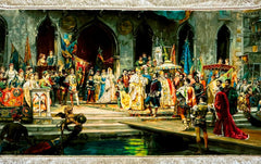 Art Rug 100% Handmade "Napoleon Wedding"