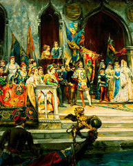 Art Rug 100% Handmade "Napoleon Wedding"