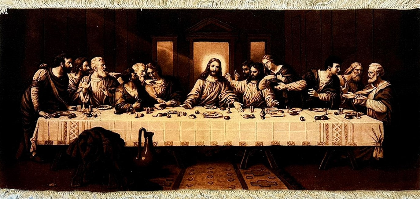 Art Rug 100% Handmade "Last Supper"